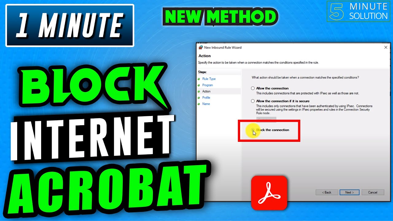 Как заблокировать Adobe Acrobat Internet Connection 2025