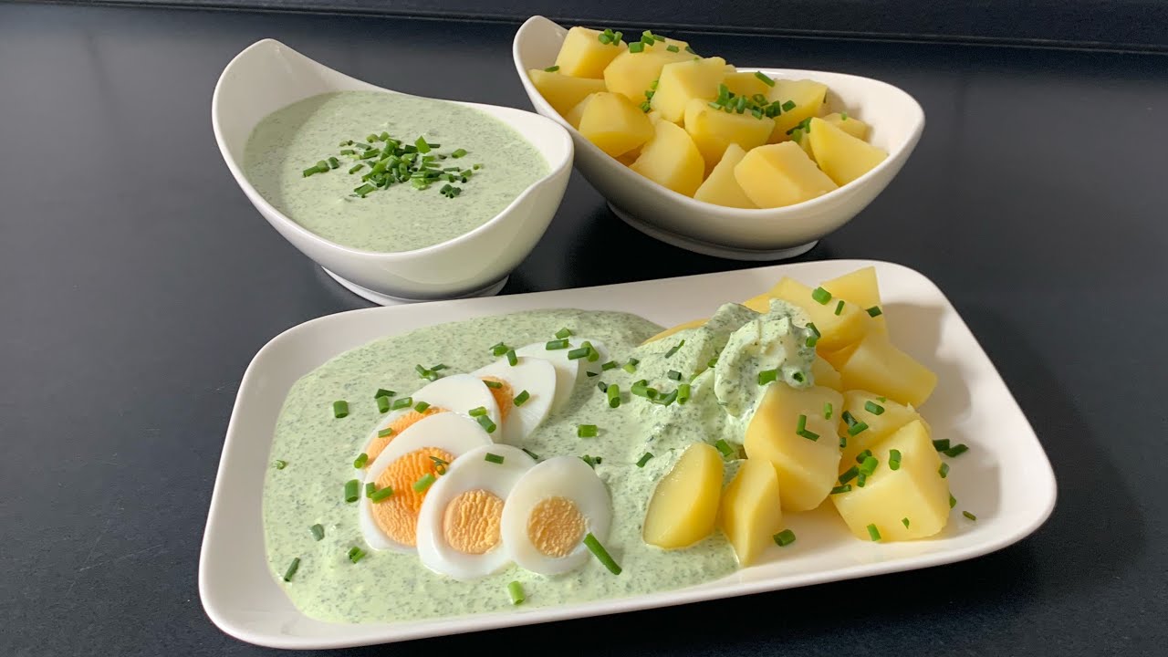 Frankfurter Grüne Soße/ Grüne Soße/ Hessische Grie Soß / Kräuter/ Soße/ Lecker und einfach / Simona
