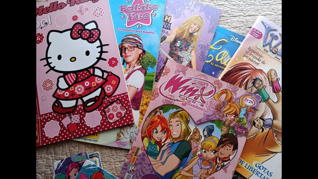 ASMR os enseño las revistas y álbumes de cromos de mi infancia 😱🤣
