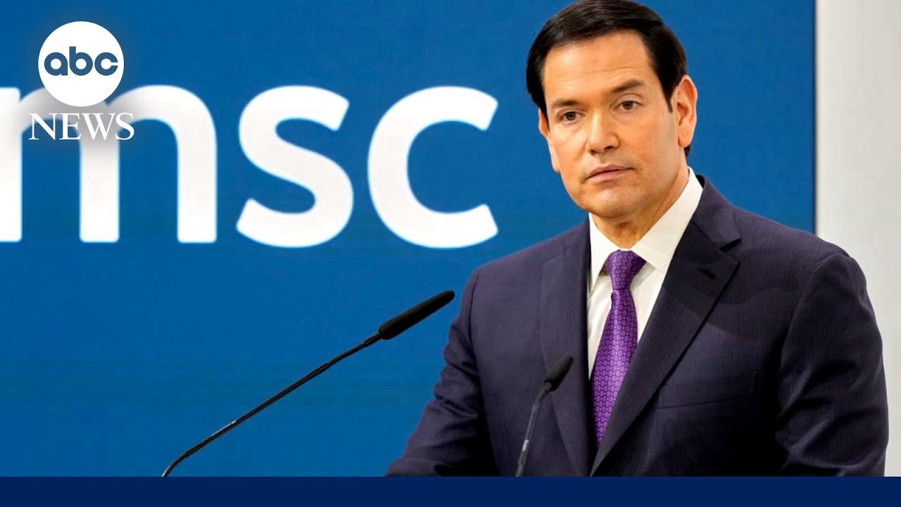 Rubio speaks at Munich Security Conference, sits down with Zelenskyy