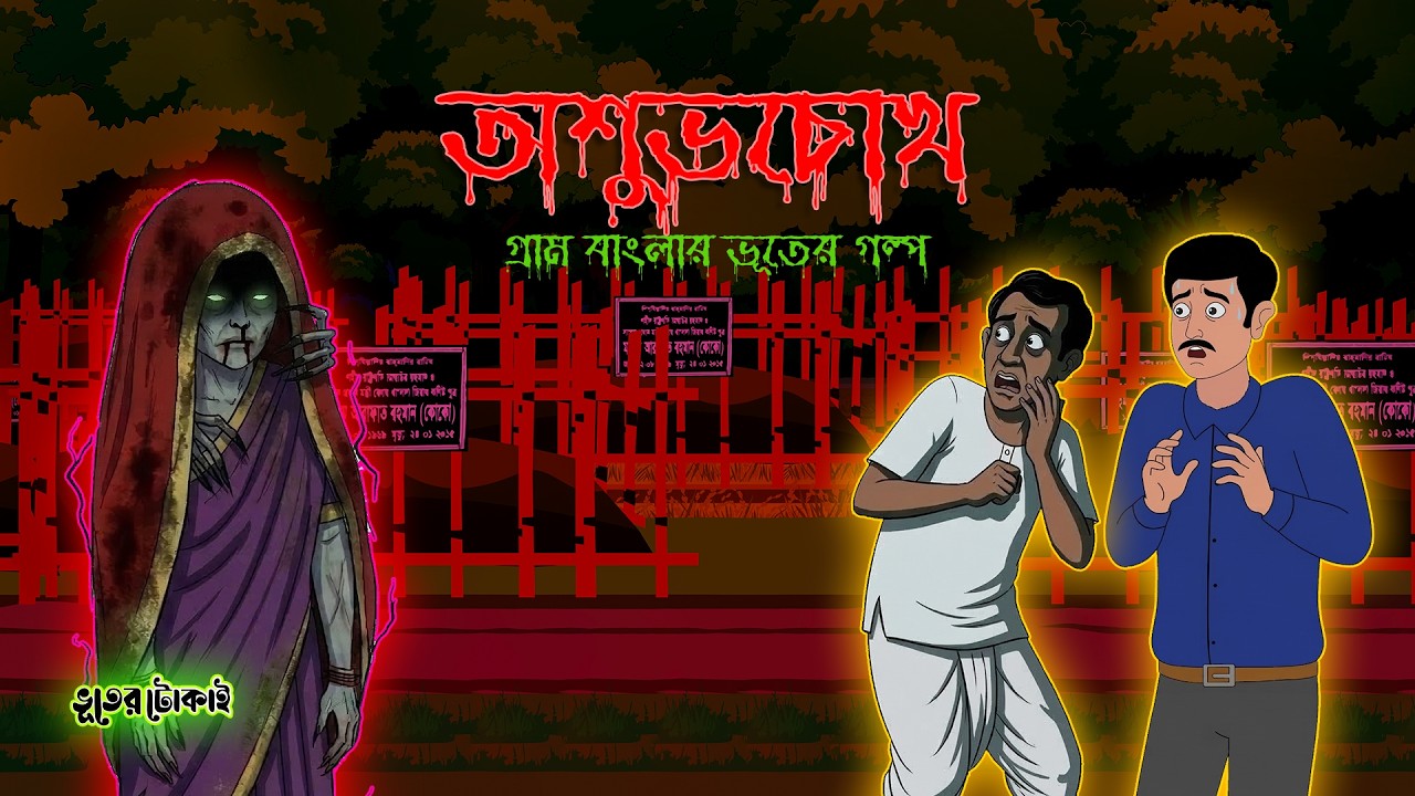 অশুভোচোখ | oshuvochokh| Bhuter Cartoon | Bengali Horror Cartoon | Bangla Bhuter Golpo | Bhootertokai