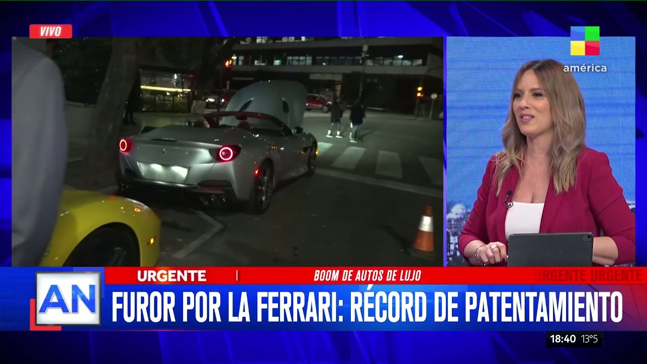 🔴 FUROR POR LAS FERRARI: RÉCORD DE PATENTAMIENTO