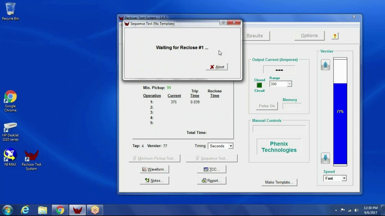 Phenix Technologies RCL Testing Software Demo