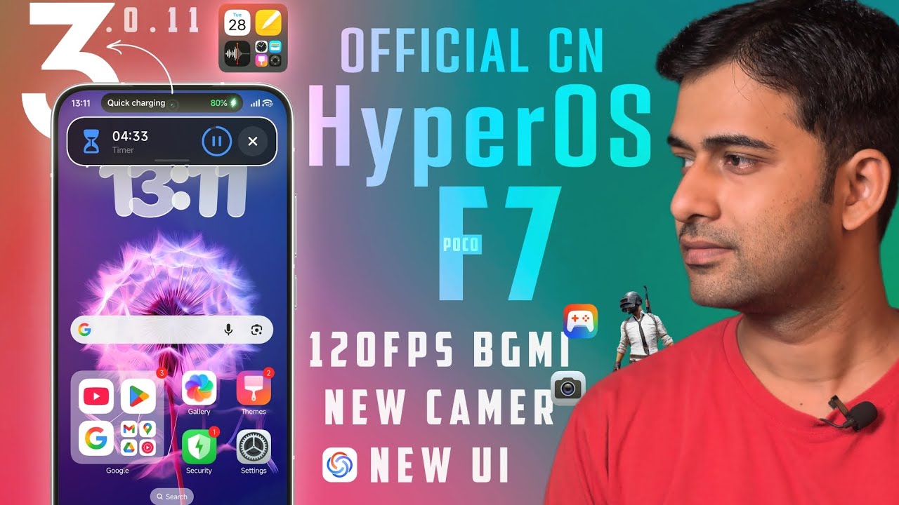 POCO F7 HyperOS 3.0.11 Official CN Update Review, 120Fps, New Camera and Ui Improvements 
