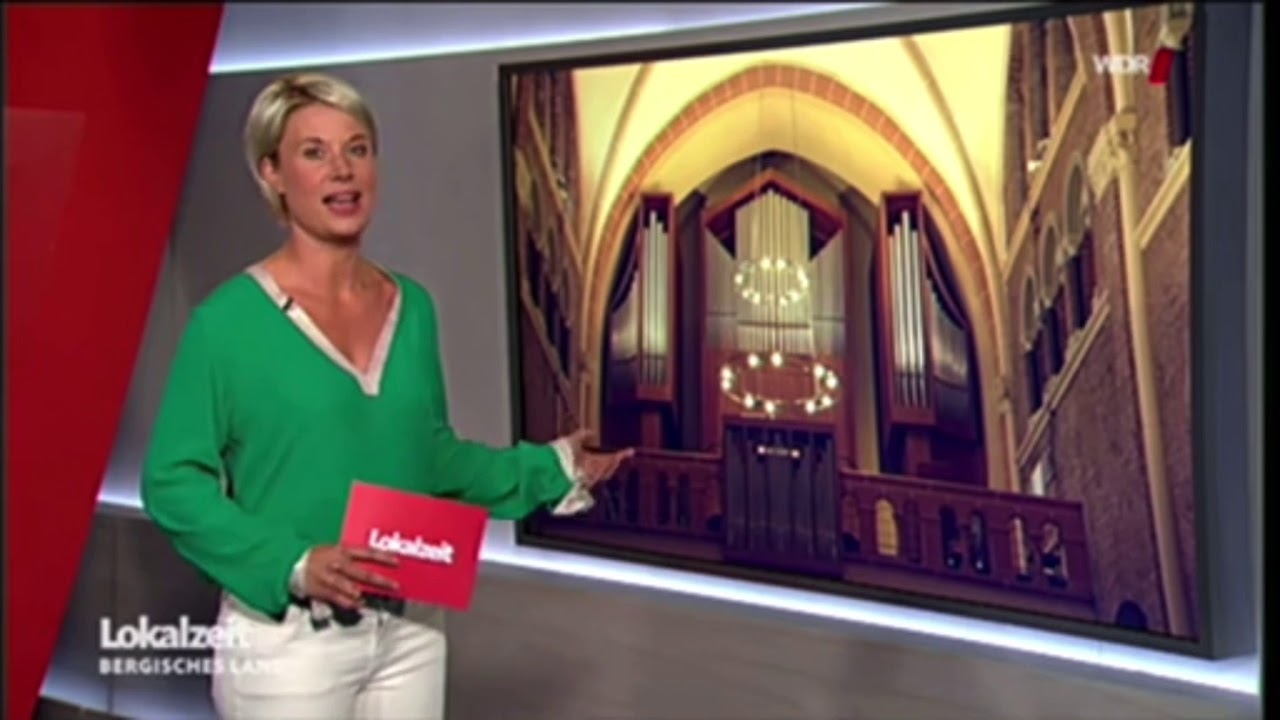 WDR Lokalzeit Bergisches Land &uuml;ber das FeierabendKonzert und die Orgel in St. Suitbertus