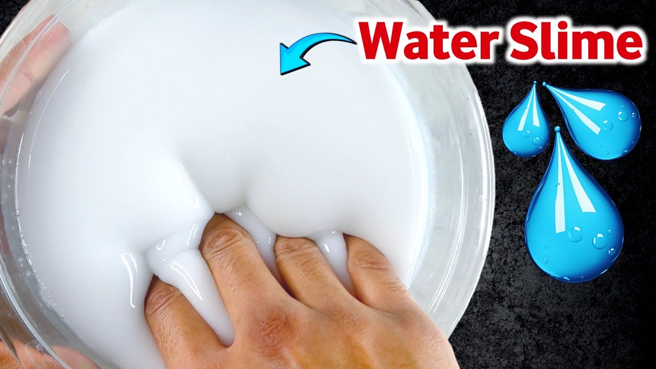 Water Slime💦 How to make Milky Water Slime at home [ASMR]