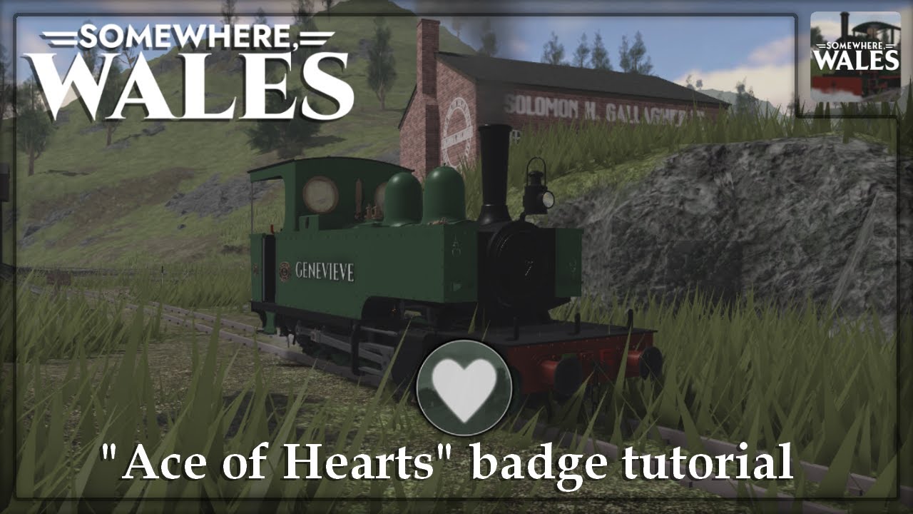 Somewhere Wales ~ Ace of Hearts tutorial [BADGE SPOILERS]