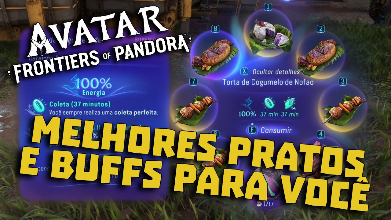 Melhores pratos e buffs para se ter na sua aventura em Avatar Frontiers of Pandora dicas