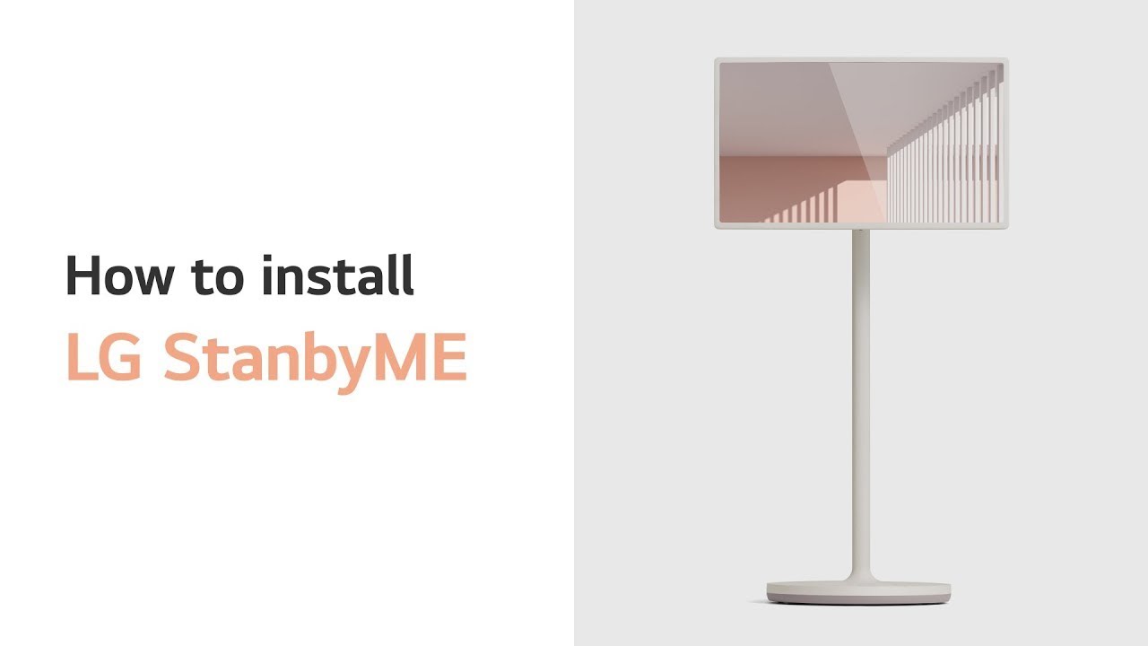 LG StanbyME : How to install StanbyME l LG