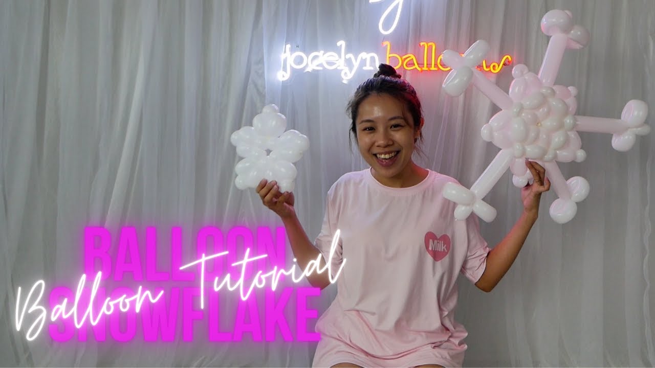 How To Do Balloon Snowflake Tutorial