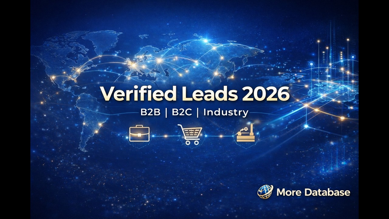 Get Verified #B2B & #B2C #Leads | GDPR & TCPA-Compliant | #MoreDatabase 2026