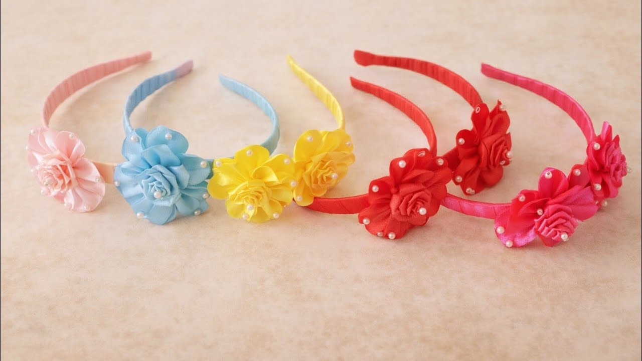 )Flower Headband Tutorial | Easy DIY Floral Headband 🌸