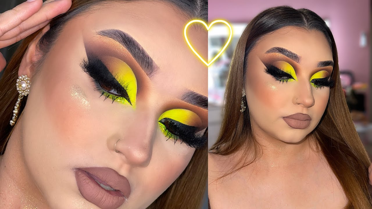 Maquillaje social con color