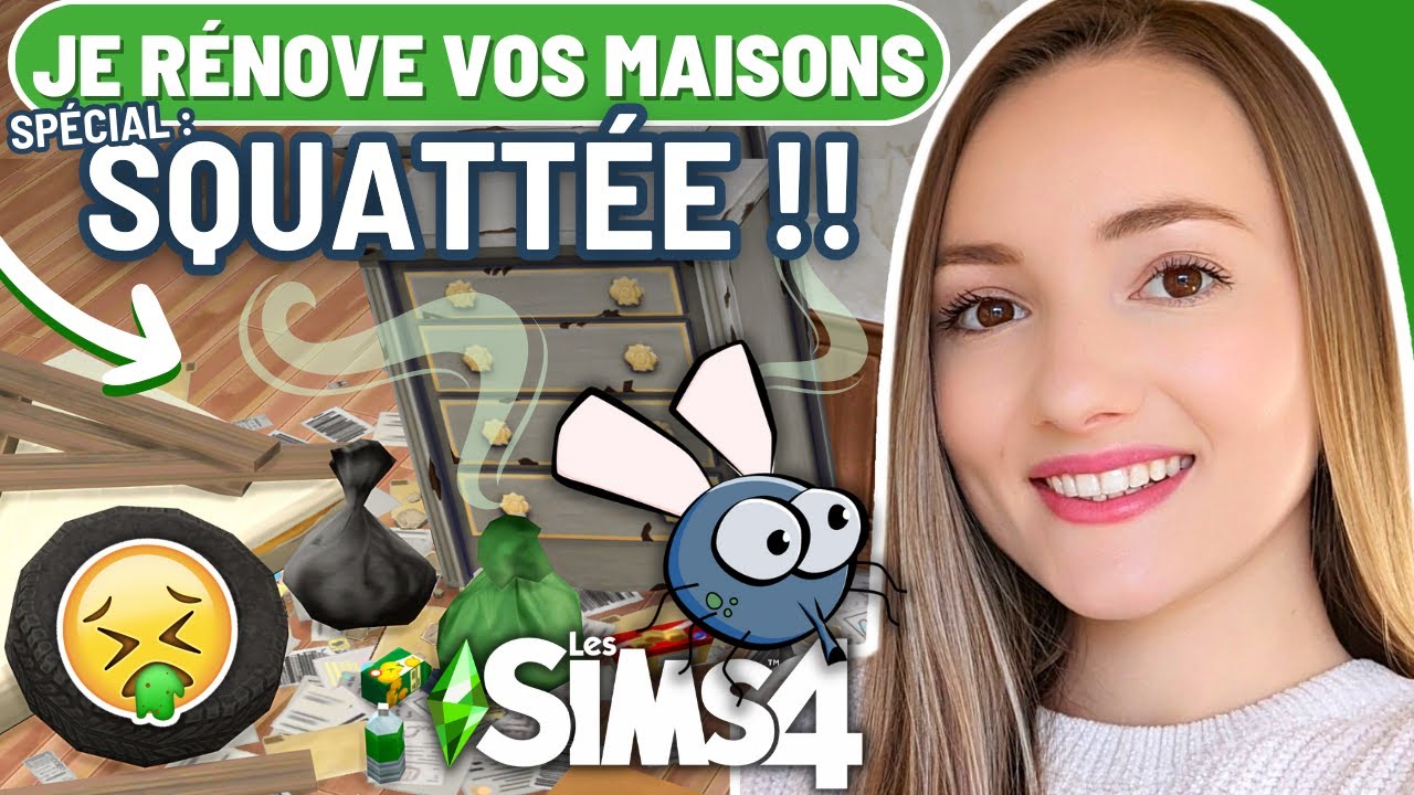 JE RÉNOVE UNE MAISON SQUATTÉE 🤮 LES SIMS 4