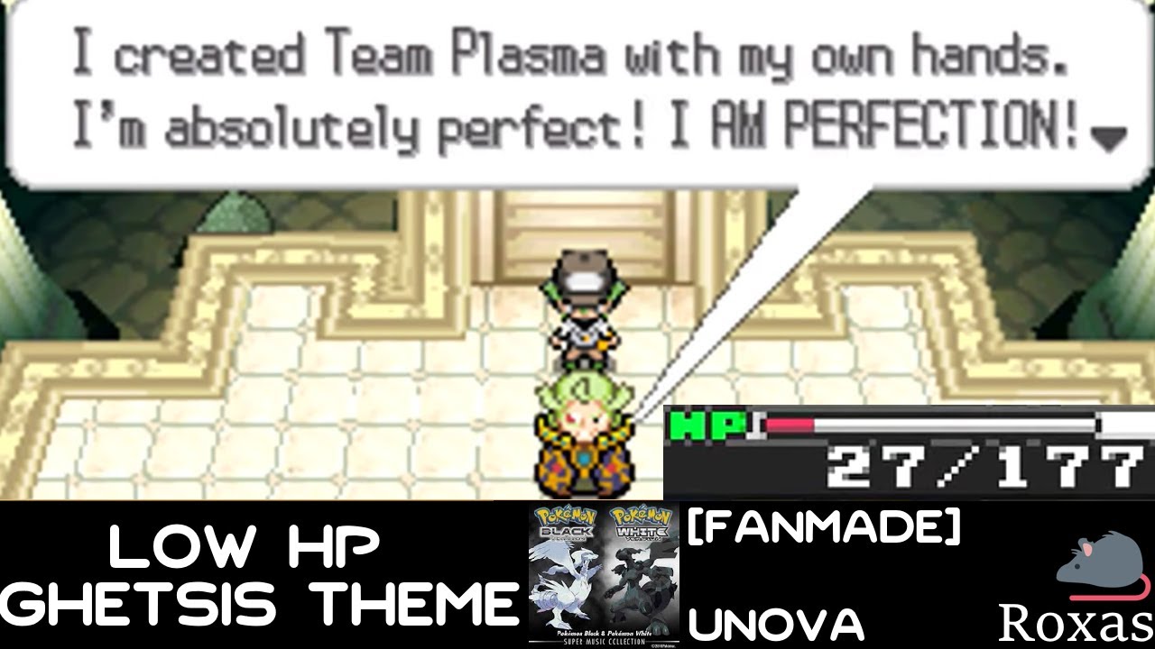 Pokemon Black & White - Low Health Ghetsis Theme [Fanmade]