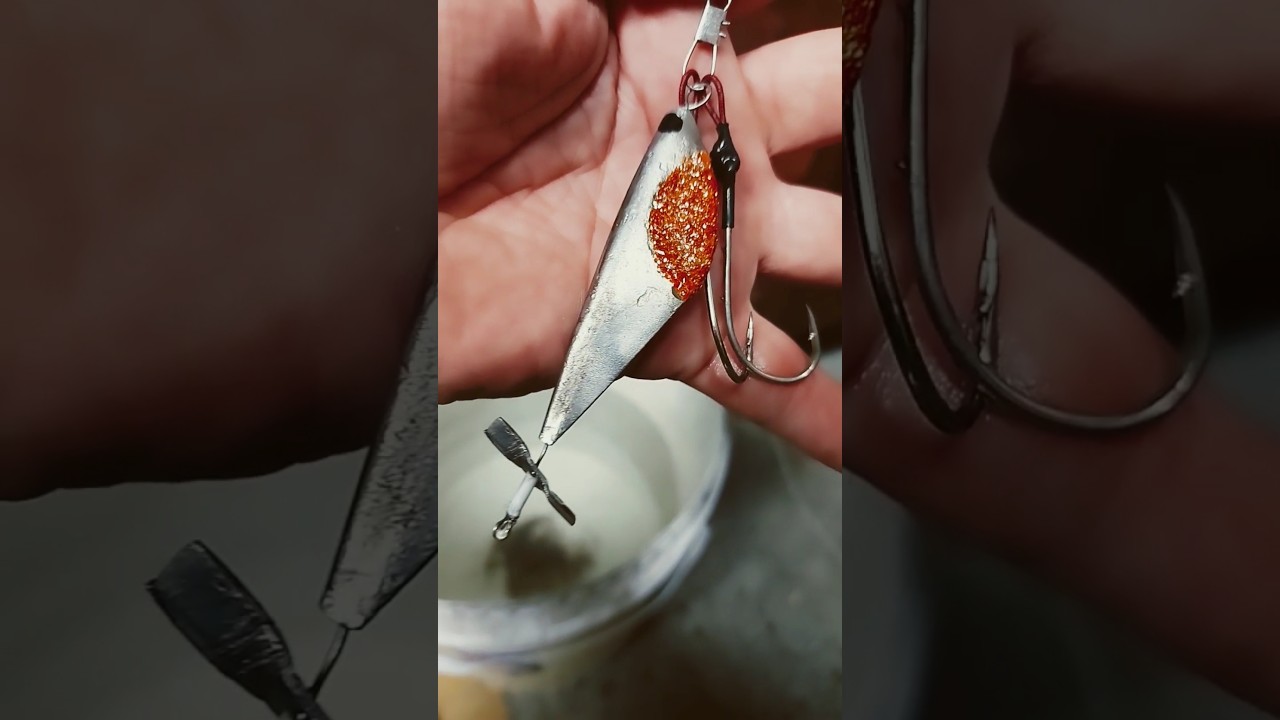 Stainless Spinner Shrimp #fishbait #iscaartificial #isca #fishing #fish #fishes #pescaria #pesca