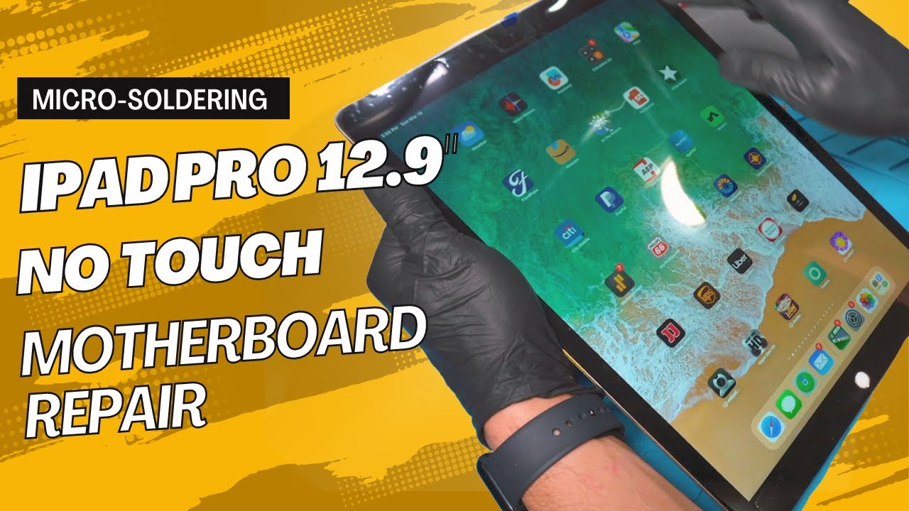 Сенсорный экран iPad Pro 12,9 дюйма не работает? Руководство по ремонту материнской платы