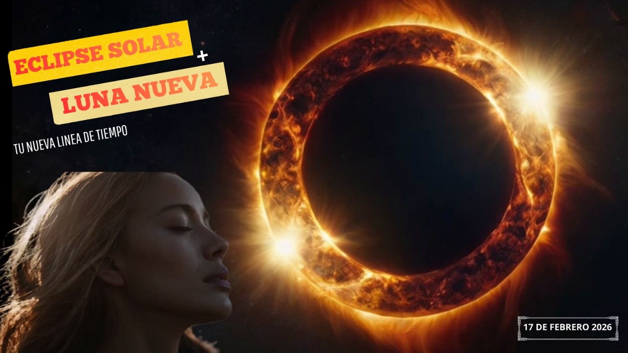 Eclipse Solar + Luna Nueva 17 de Febrero 2026 | Portal Energético, Ritual y Significado Espiritual🌑