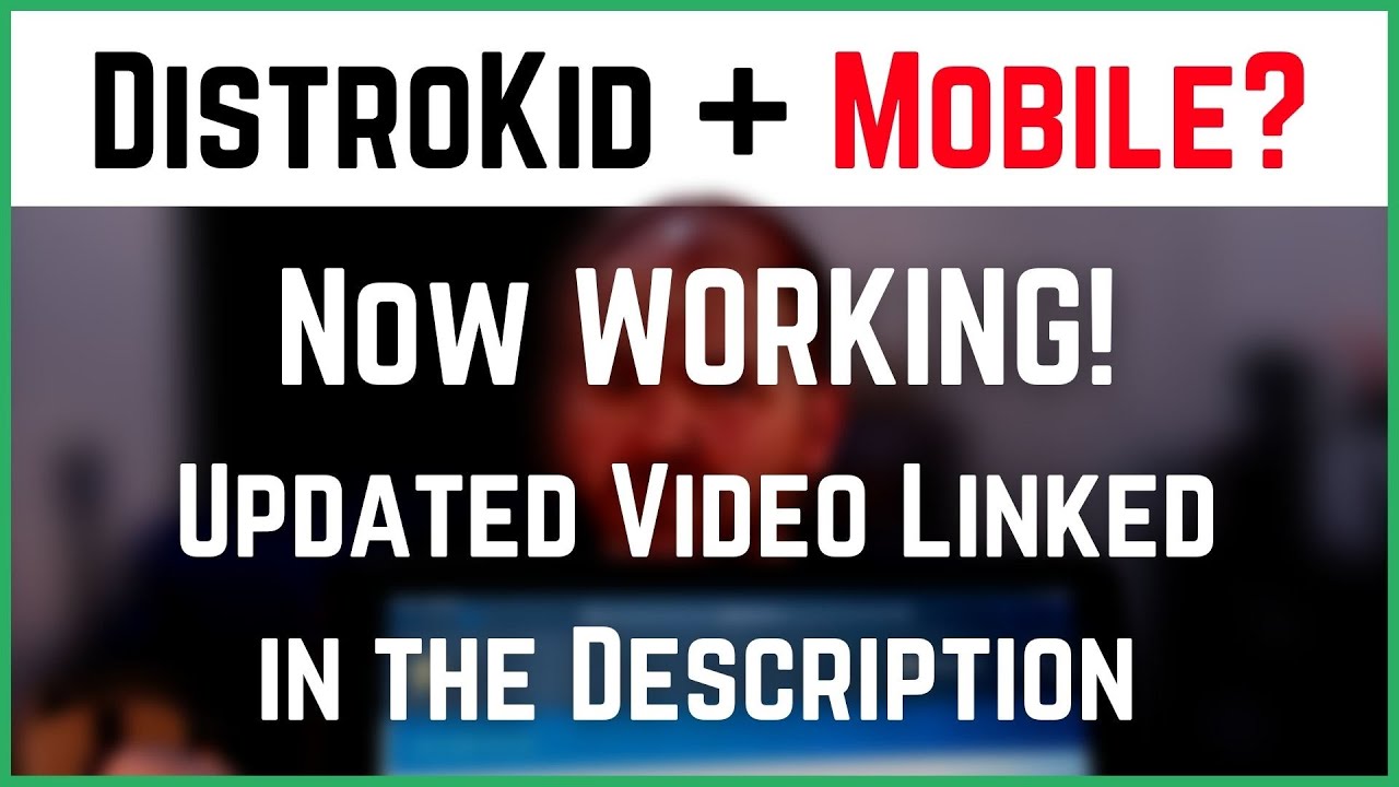 Can you upload to DistroKid on mobile? (UPDATE - Now working!)
