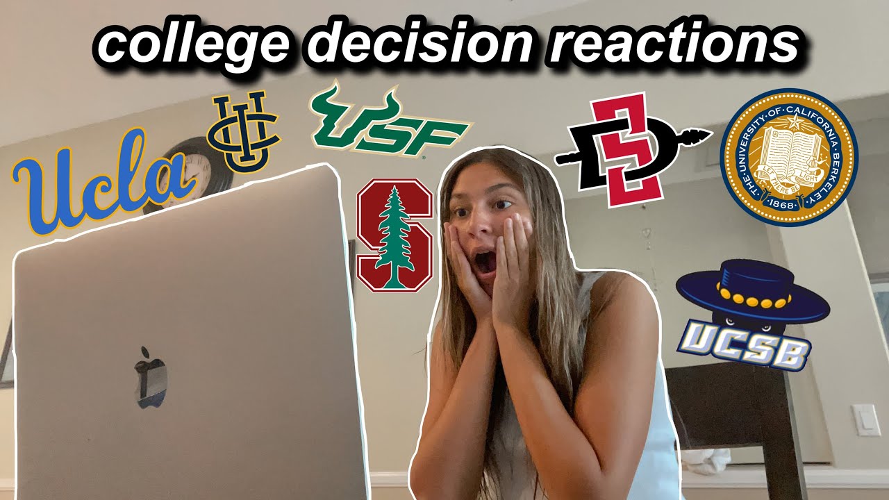 COLLEGE DECISION REACTIONS 2022 I uc's, stanford & more!!