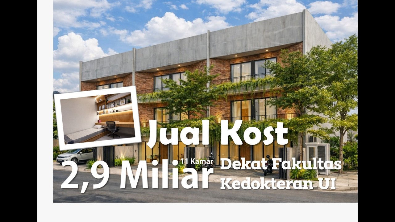 Jual Kost dekat Fakultas Kedokteran UI 2,9 Milyar