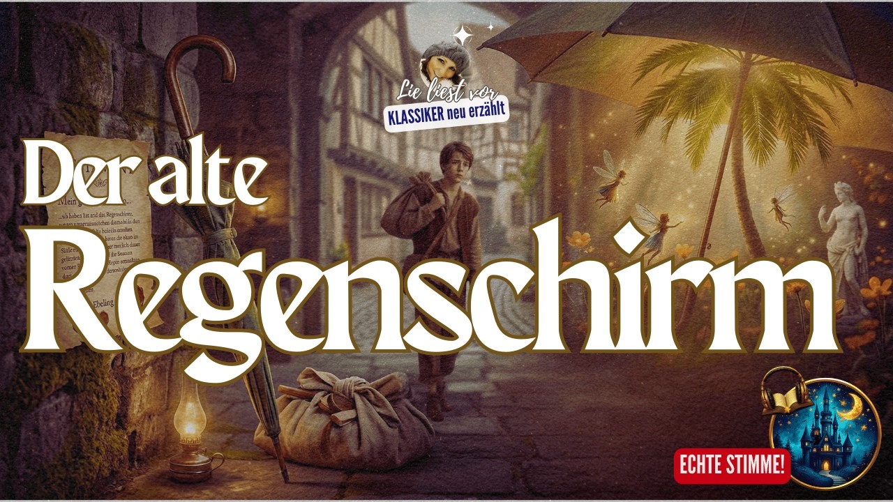 Hörbuch zum Einschlafen: Der alte Regenschirm | Märchen für Erwachsene mit echter Stimme