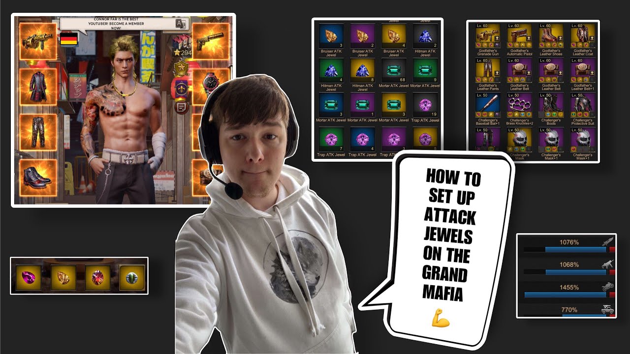 HOW TO SET UP ATTACK JEWELS ON THE GRAND MAFIA