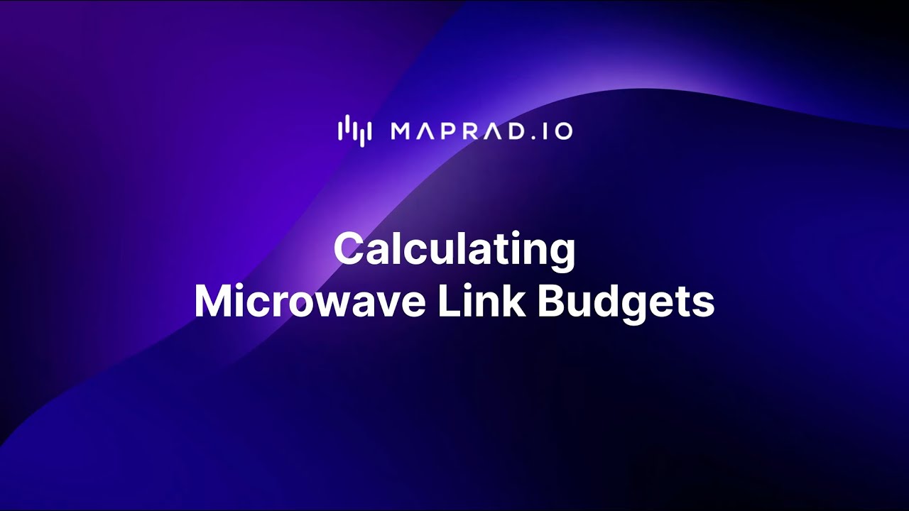 Calculating Microwave Link Budgets