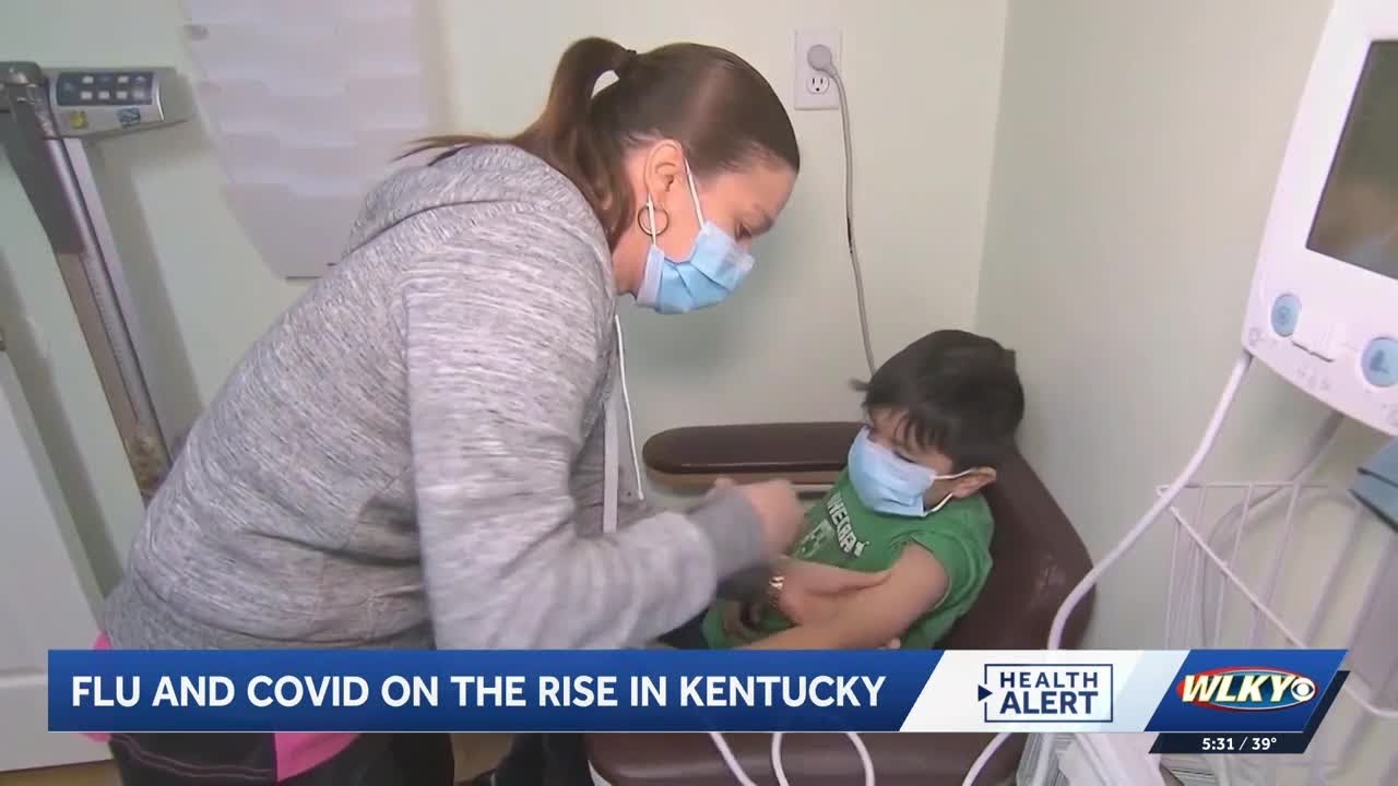 COVID cases high in Kentucky, while flu cases on the rise nationally