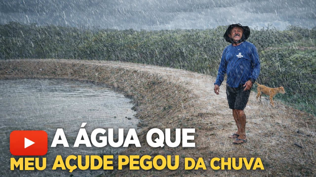 A água que meu açude pegou da chuva 