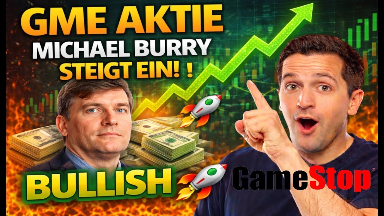 ✅ GME - NEXT MEGA MOVE ? ✅ MICHAEL BURRY STEIGT EIN ✅ BULLISH ✅ GAMESTOP CHARTNALYSE ✅