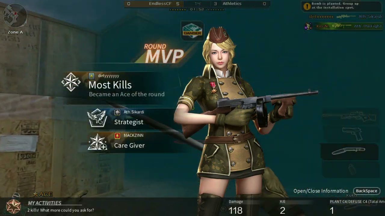 EndlessCF vs Athletics Clan War [Black Widow]