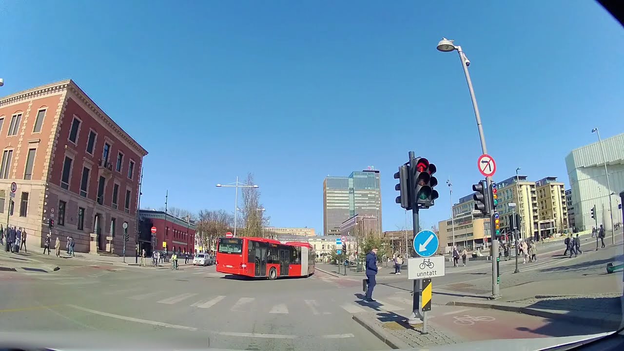 4K / Driver's License Practice Test / Exam  / Oslo / Norway / Risl&oslash;kka Trafikkstasjon