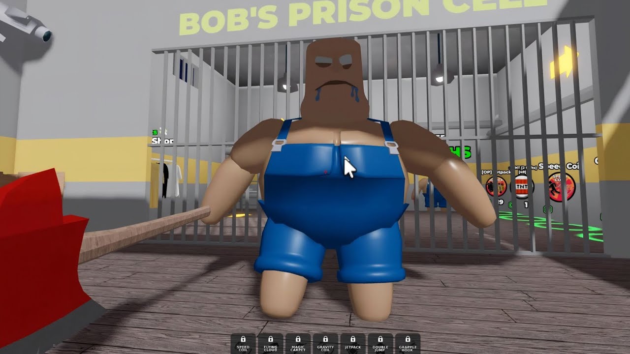 😱BOB PRISON RUN OBBY FULL WAIKTHROUGH GAMEPLAY ROBLOX 