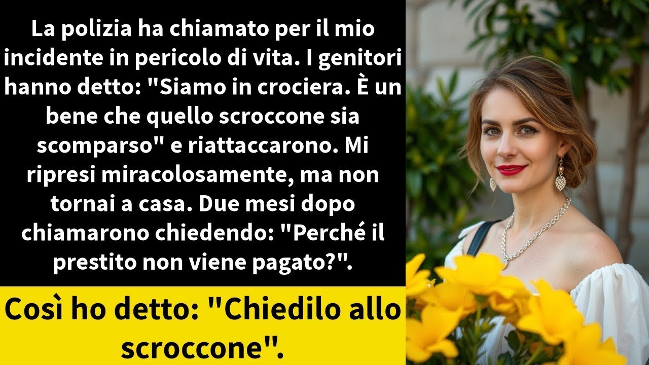 La polizia ha chiamato per il mio incidente in pericolo di vita  I genitori hanno detto