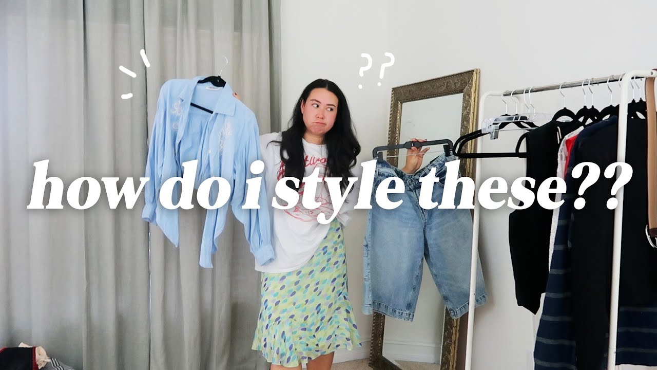 Keep or Declutter? trying to style CHALLENGING pieces in my wardrobe putting them to the test