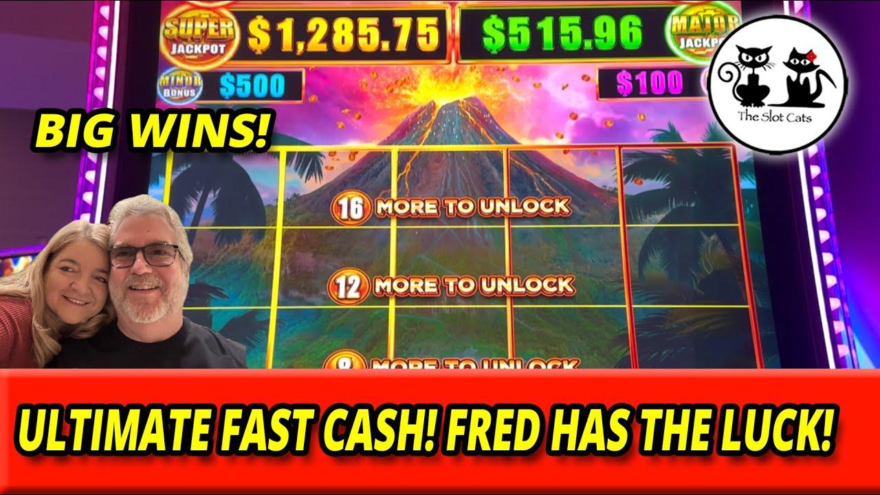 ULTIMATE FAST CASH - GOLDEN PYRAMID & DOLPHIN TREASURE! FRED CAT BRINGS THE LUCK!#theslotcats