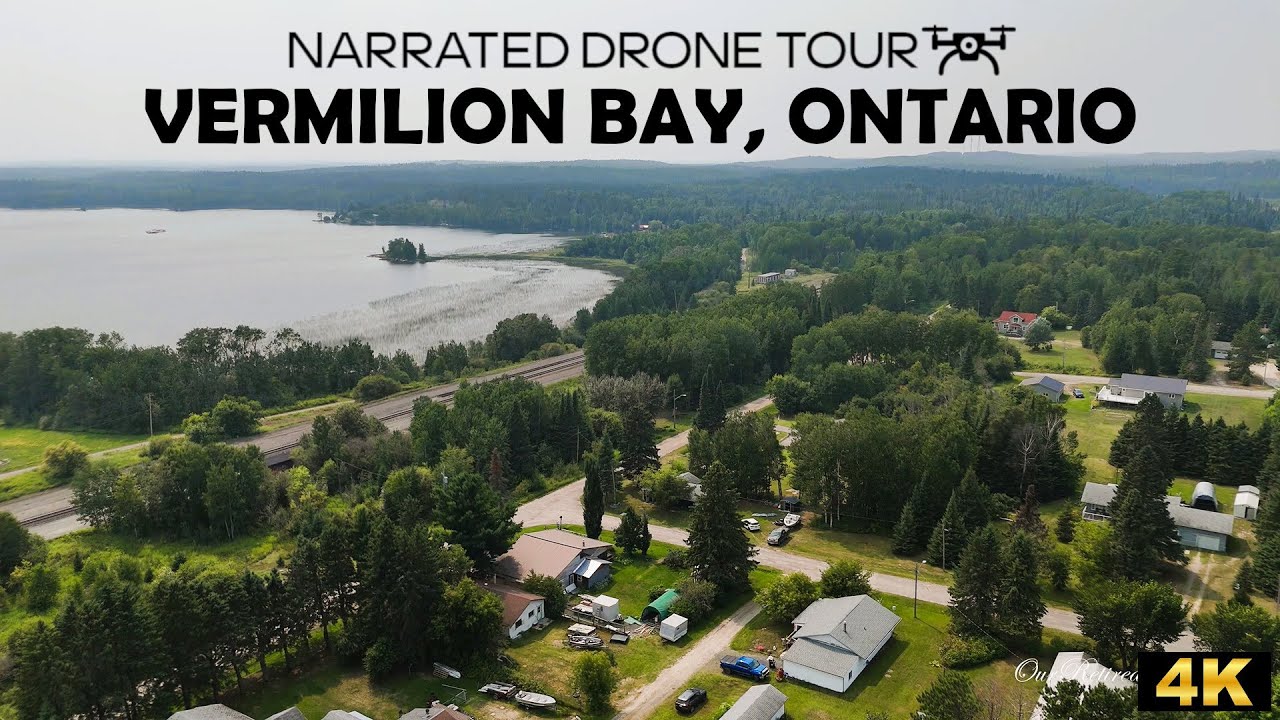 🦅 Vermilion Bay, Ontario 🌅 4K Drone