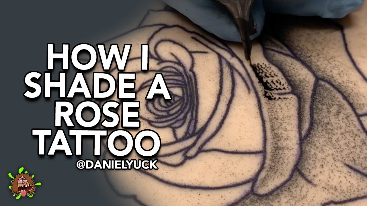 How I Shade A Rose Tattoo