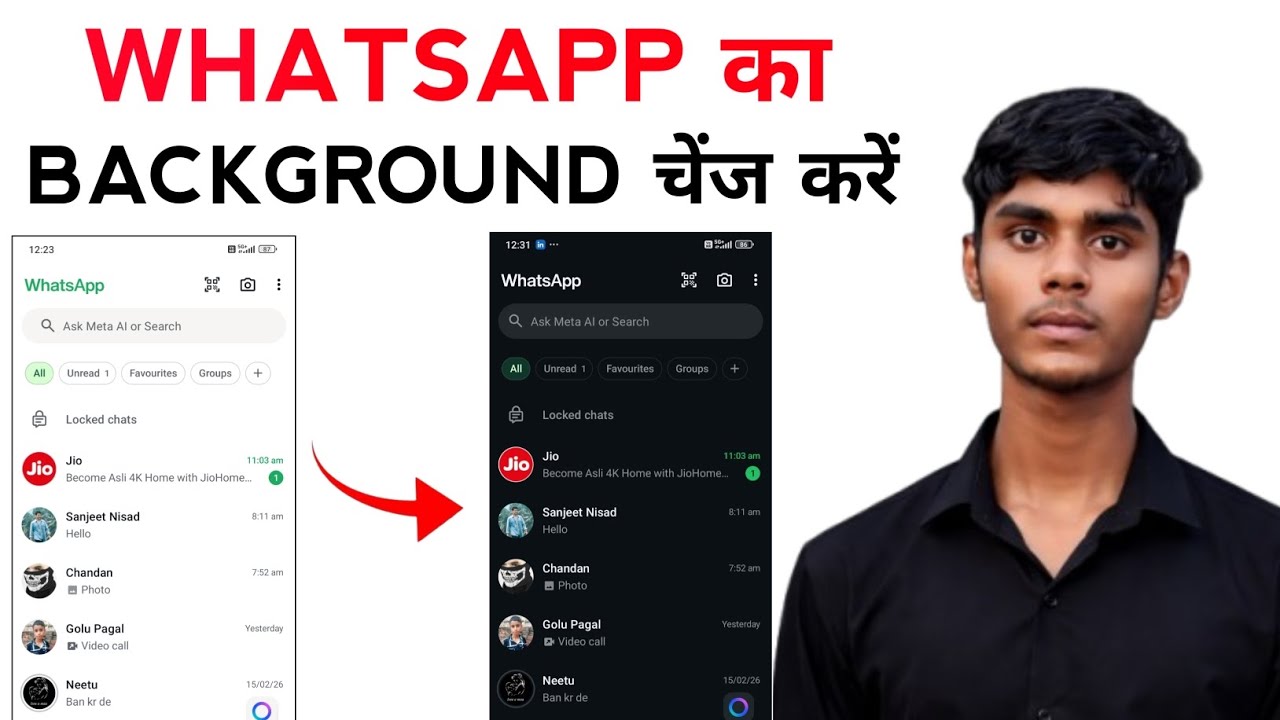WhatsApp ka Background Change Keise Karen 🔥 l How To Video 