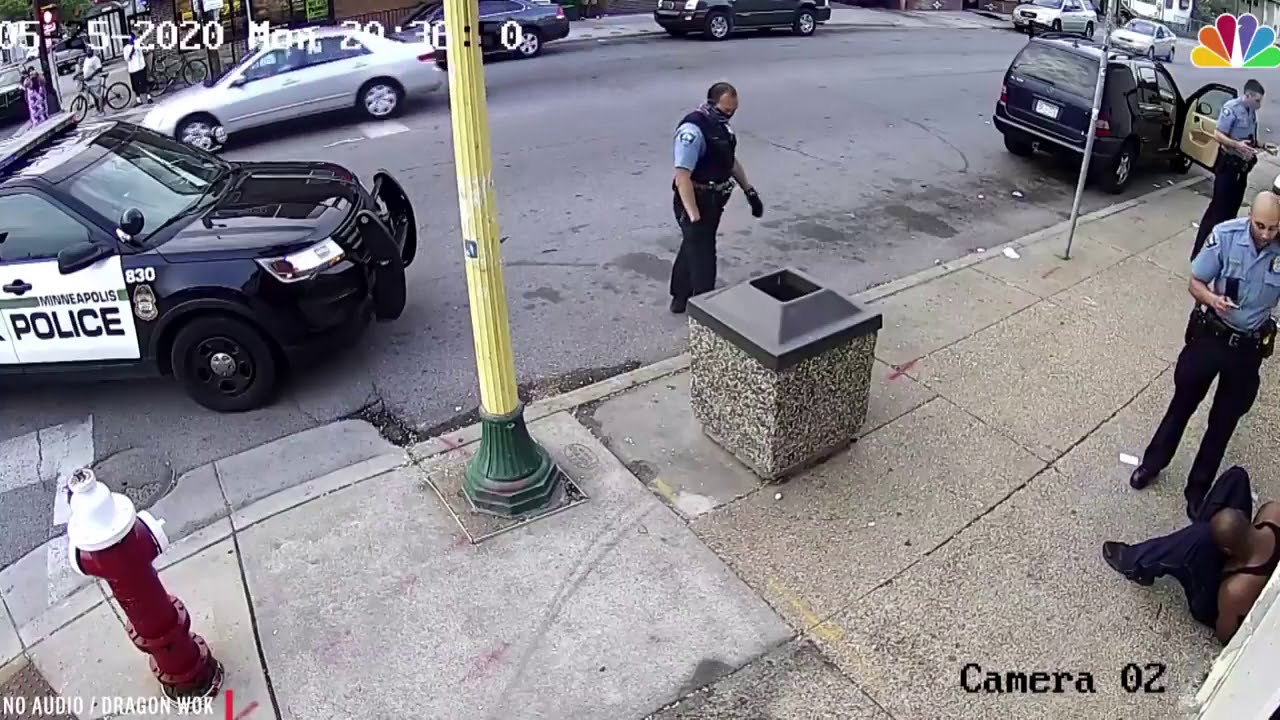 New security video shows events leading up to George Floyd'arrest and Death   NBC News