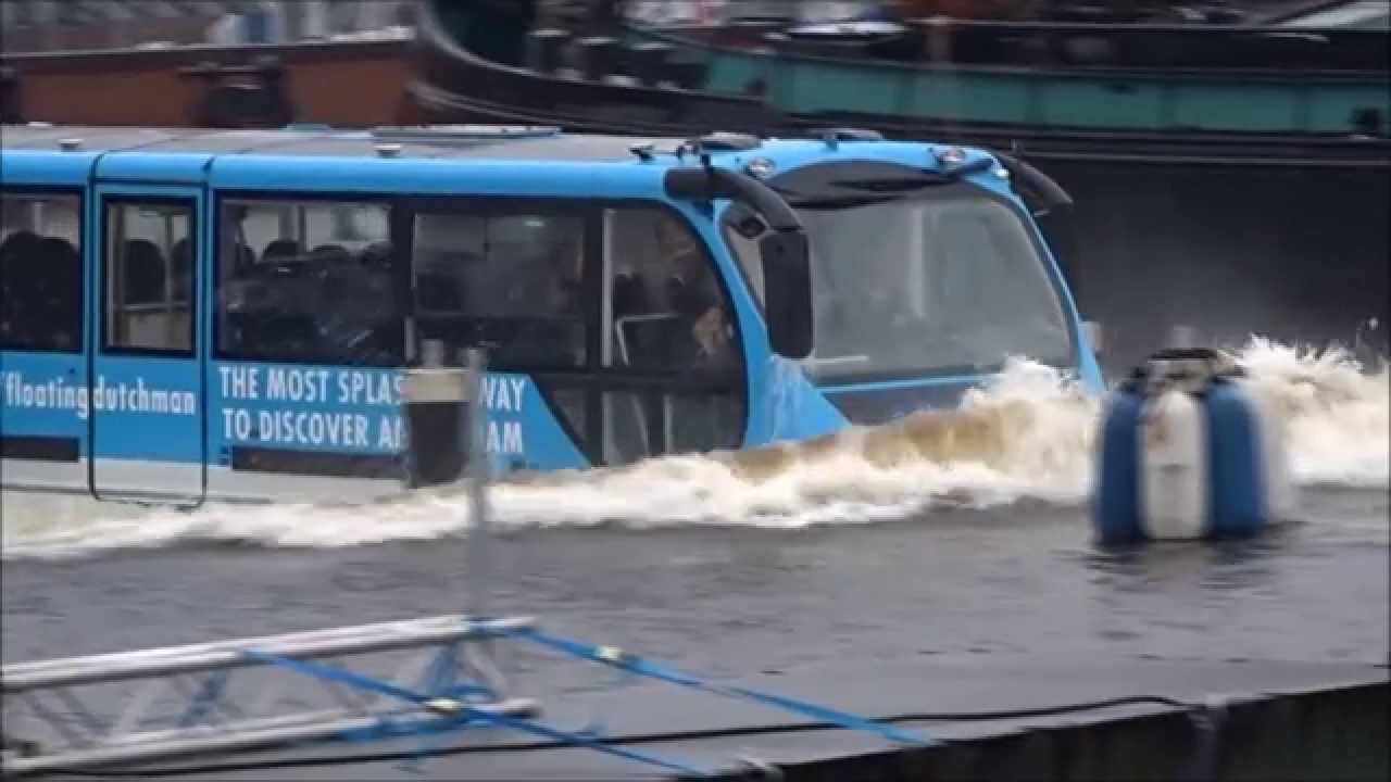 Floating Dutchman Amsterdam in slomotion
