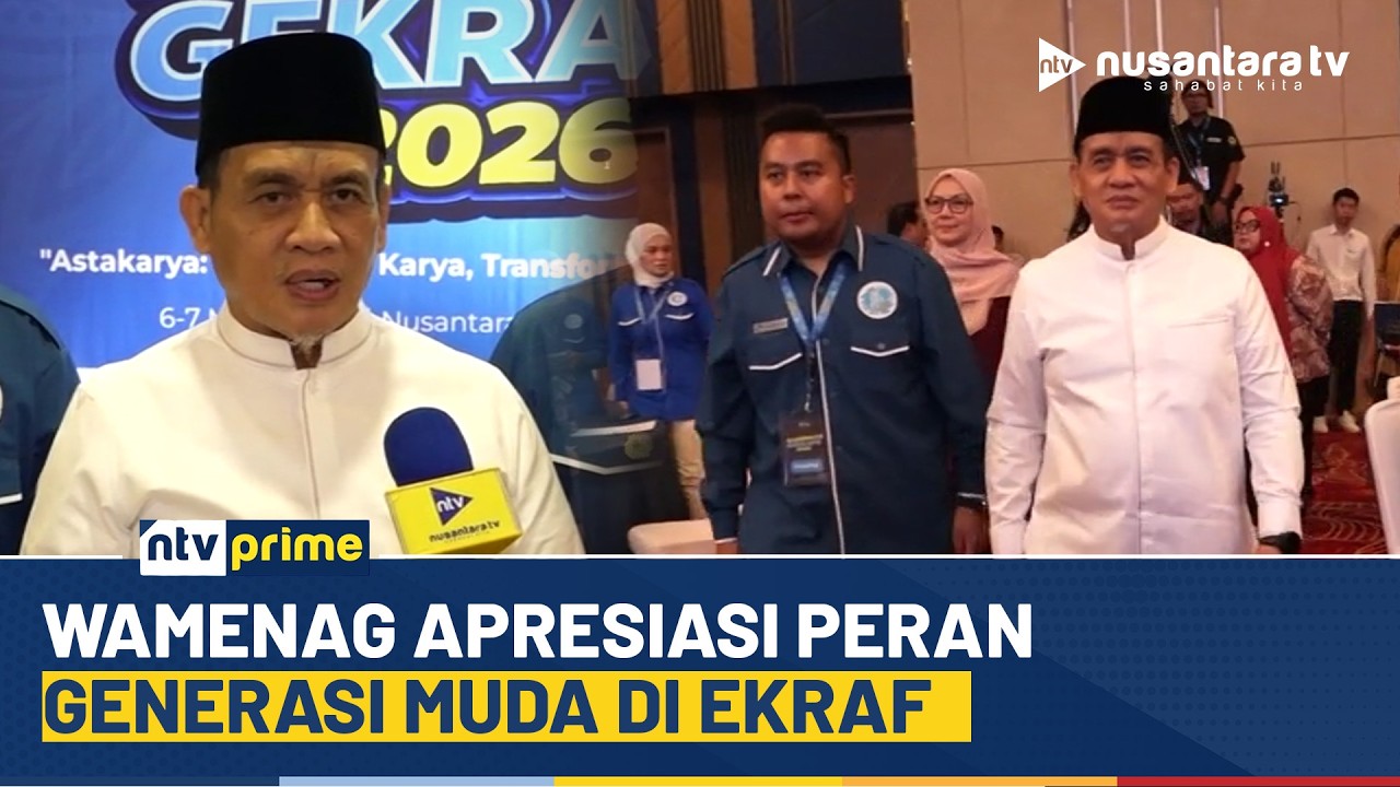Rakernas Gerakan Ekonomi Kreatif Nasional 2026, Wamenag Apresiasi Peran Generasi Muda | NTV