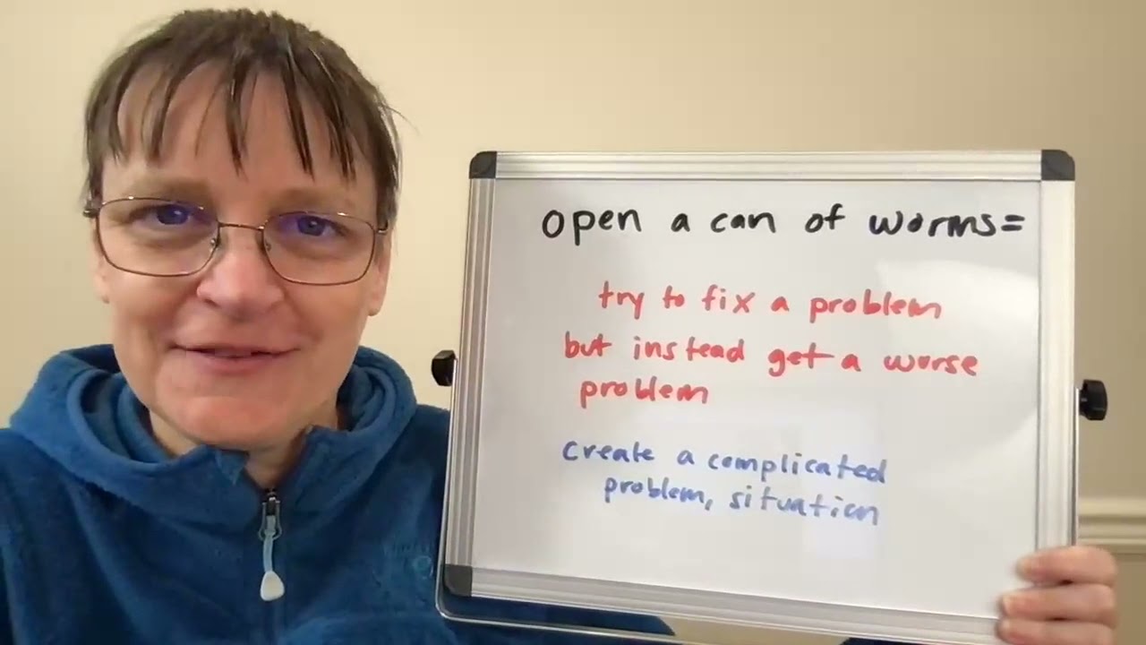 Open a Can of Worms - Meaning and Use