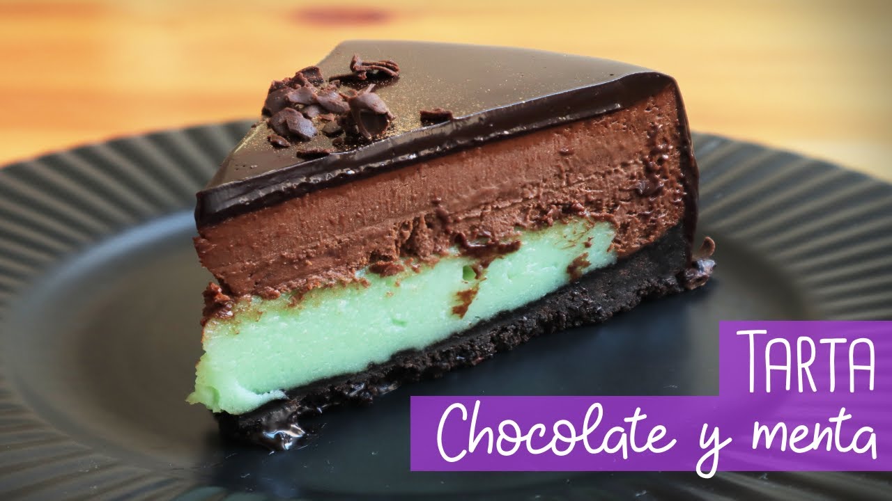 Tarta de CHOCOLATE negro y MENTA (Sin horno) | Chocoreto Recetas
