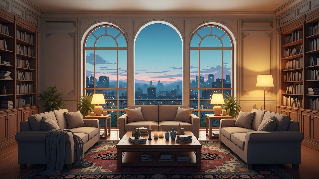 Cozy Evening Lounge 🌙 Smooth Lofi Soul & R&B Beats for Study & Relax