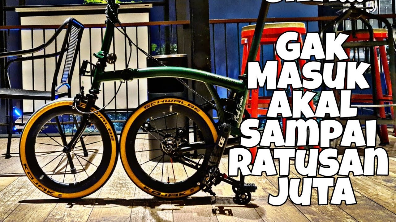 Up Grade Brompton Ratusan juta Racing Green  Terhedon di Indonesia