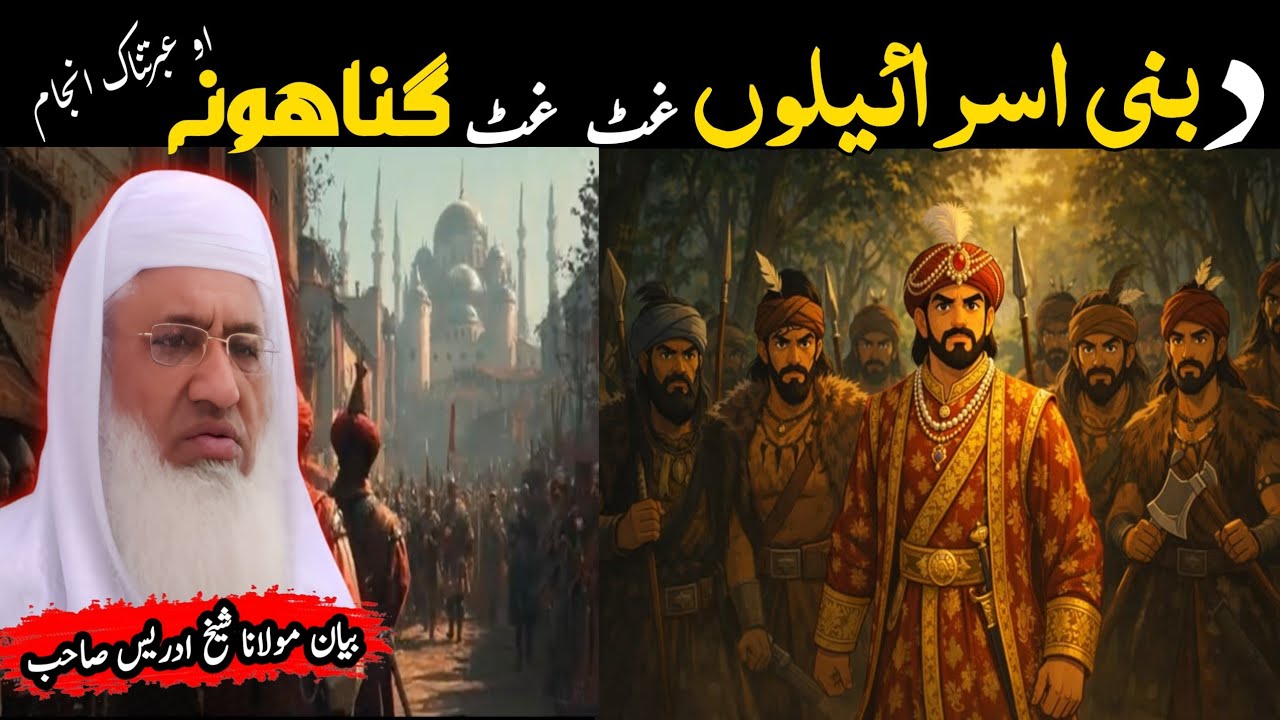 Pashto Bayan/da bani Israel anjam/Molana Skhikh Idress shahib/بنی اسرائیل انجام 