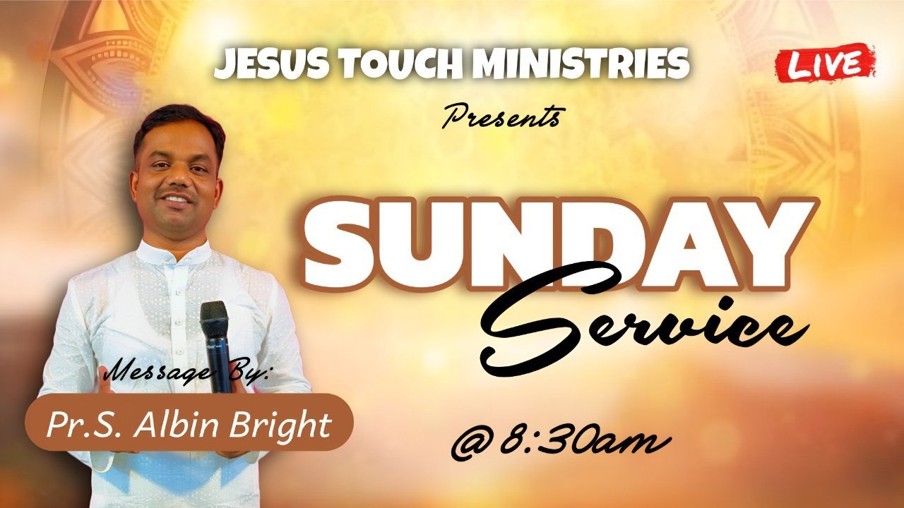 🔴🅛🅘🅥🅔 SUNDAY SERVICE | ஞாயிறு ஆராதனை | 08.02.2026 | இயேசு தொடுகிறார் ஊழியங்கள் | Pr.S.Albin Bright