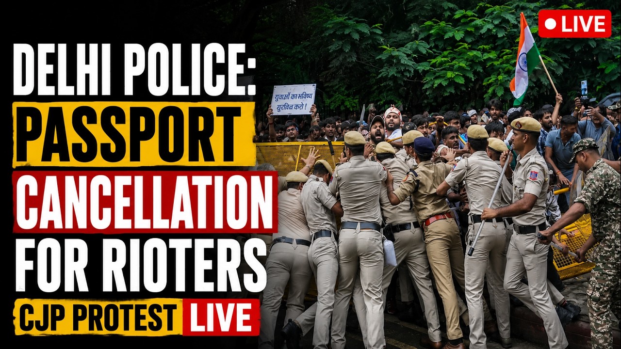 CJP Protest News | Rioters To Face Legal Action, Passport Cancellation: Delhi Police